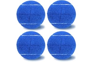 Magicorange 4 palline da tennis pretagliate Walker per mobili e protezione del pavimento, resistenti rivestimenti in feltro a lunga durata