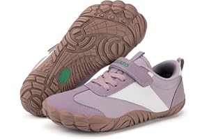 SAGUARO Zapatillas Barefoot Niños Niña Sneakers Minimalista Suaves y Ligeras con Puntera Ancha, Gr.25-36