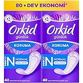 Orkid G&uuml;nl&uuml;k Ped Normal Dev Ekonomi Paket 80 Adet Ped