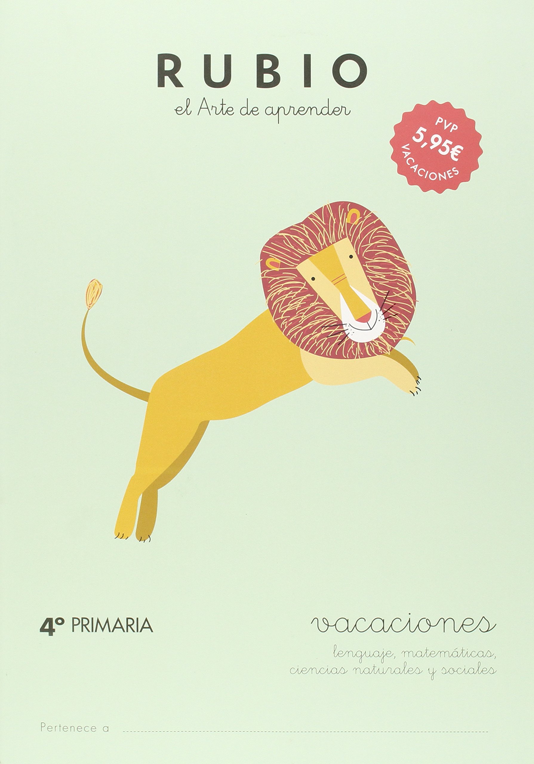 RUBIO VACACIONES - 4º PRIMARIA