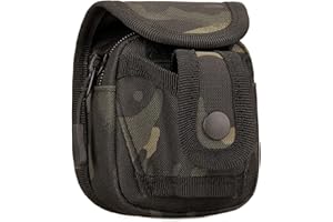 Huntvp Borsa per fionda, Borsa a proiettile fionda, custodia per munizioni a fionda, marsupio Molle per Caccia Outdoor Trekking