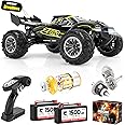 Hosim Zeno 1:10 Brushless Remote Controlled Car, 62+ km/h Fast RC Car, 4WD Hobby Grade RC Off-Road Vehicle for Adults and Children (X15, Black)