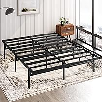 Yaheetech Bastidor de Cama Metálico Listones de Acero Espacio de Almacenamiento Bajo la Cama Fácil Montaje Cama Individual 90 x 190 x 36cm Negro Yaheetech Bastidor de Cama Metálico Listones de Acero Espacio de Almacenamiento Bajo la Cama Fácil Montaje Cama Individual 90 x 190 x 36cm Negro