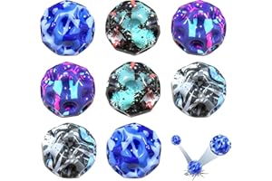 HahaGo Jumper Ball 8 Stück, MondballBall Spielzeug, 8 Jumper Ball in Tarnfarben, zufällige Farbzuordnung, Hüpfspielzeug für Kinder Geeignet für Innen und Außen