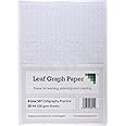 Calligraphy Practice Paper, 4 Line Style 100gsm, A4 Loose-Leaf 20 Sheet Pack