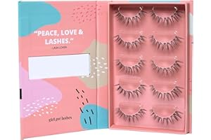 ‎GIRL GOT LASHES GirlGotLashes Large Boxes Lash Lover Handmade Eyelash Extensions for Home 5 Eyelash Pairs Lashes with 5-7 Days Hold Vegan