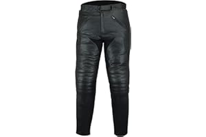 Bikers Gear Australia Pantalon moto en cuir de souple - qualité supérieure pour hommes LT1004 EU UK