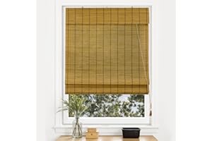 Victoria M. Tenda a Pacchetto in Bambù per Interni, Cortina di Bambù Opaca per Porte e Finestre, 60 x 160 cm, Marrone