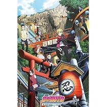 Poster Maxi Naruto Et Boruto GB Eye - 61 X 91,5 Cm - Papier Brillant 170g - Sous Licence Officielle