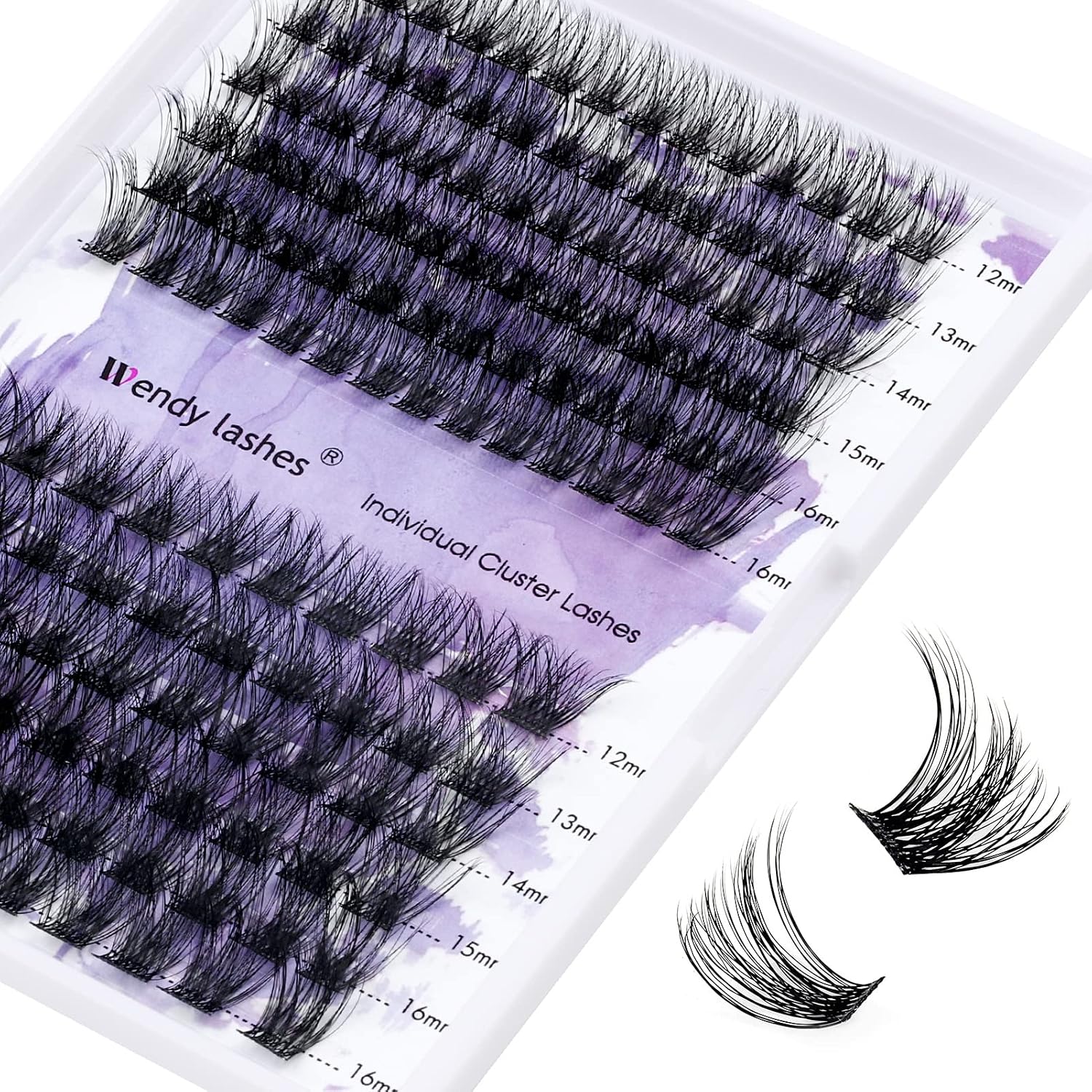 Pestañas C Curl 0.07mm C3+C9 en Racimo 12-16mm Lashes Clusters Postizas Natural DIY (C3+C9-C-MIX12-16)