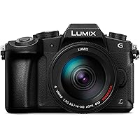 Panasonic DMC-G85H Lumix G Vario 14-140mm/F3.5-5.6 ASPH Lens, Mirrorless Camera with case