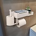 Eneo Double Toilet Roll Holder With Shelf Chrome | Online Bathroomware