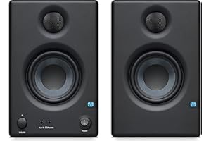 PreSonus Eris 3.5 Gen 2, Studio Monitor Speakers, Pair, 3.5 Inch, 2-Way, Powered Desktop Speakers For Multimedia, Gaming, Studio-Quality Music Production, 50W Power