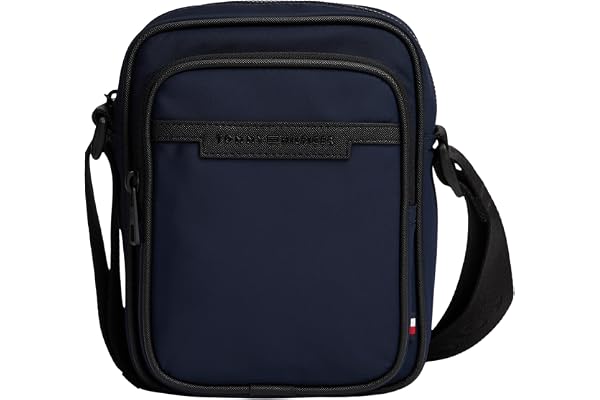 Tommy Hilfiger Sac à Bandoulière Sac Homme Repreve Mini Reporter avec Fermeture Éclair