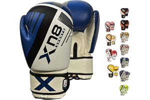 XN8 SPORTS XN8 Boxing Gloves for Training Punch bag-Lamina Hide Leather Mitts For Fighting- Sparring- Muay Thai- Kickboxing-Great for Double End Speed Ball and Focus Pads Punching