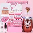 Lavender&Rose Pamper Gifts for Women Birthday, Unique Self Care package for Her Pamper Hampers Kit for Women, Wellbeing Spa Set Get Well Soon Gift Ideas for Women Best Friend Sister Auntie Mum Wife