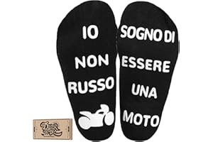 BONANGEL Calze Uomo Divertenti Calzini Fantasia 39-46 Cotone Antiscivolo Compleanno Regalo Per per la Festa del Papà Nonno Fidanzato