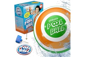 ‎ACTIV LIFE Activ Life Ultimate Pool Ball, Orange/Grün 15cm Ball (4.5 lbs gefüllt), Top Pool Spielzeug Sohn Tochter Nichte Neffe Beliebte Geburtstagsgeschenke 2023 für 6 7 8 9 10 Jahre alt