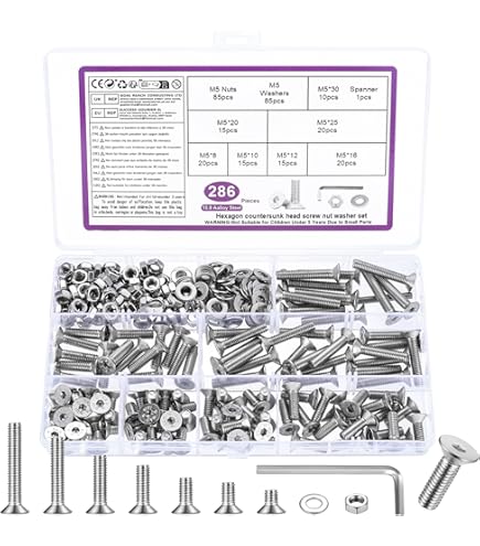 1 Set Di Viti Autofilettanti,mini Viti Del Computer,Set Di Viti A Testa Piatta,Viti Di - Foto 3