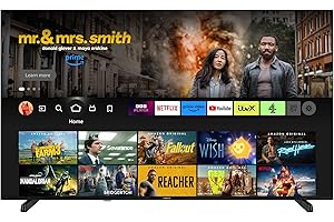 Finlux MU24F 65 inch, 4K HDR Fire TV, Freeview Play, Netflix, YouTube, Prime Video, Disney+, Now TV, TNT Sports, Alexa, Dolby Atmos, Dolby Vision, DTS Virtual X, DTS HD, Motion Flow, Micro Dimming