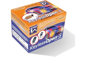 JOM Car Parts & Car Hifi GmbH 7105-3 Radio-télécommandes pour centralisation de verrouillage, KeylessOpen-S, conviennent à VW Golf 3/ Cabrio 94-98, Golf 4 Cabrio, Passat 92-96, Polo 6N 95-01, Vento, avec clé pliable