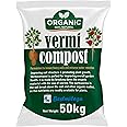 BEST MILEGA Vermicompost for Plants 50kg | Khaad for Gardening Home | Organic Fertilizer | Compost for Plants Home Garden 50kg
