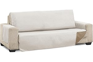 Martina Home Diament 4-osobowa narzuta na sofę XL len/SKÓRA