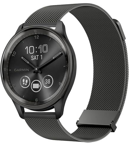 20mm Diamond Bling Watch Band Strap For Garmin Vivoactive 5 6 / Vivomove Trend | UK - View #3