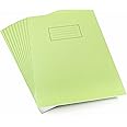 Silvine Exercise Book A4 Ruled with Margin Green (10 Pack)