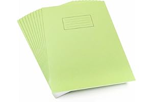 Silvine Exercise Book A4 Ruled with Margin Green (10 Pack)