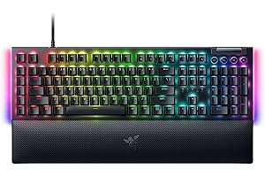 Razer BlackWidow V4 (Interruttore Giallo) - Tastiera meccanica da gaming con Razer Chroma RGB (Switch verdi, 6 pulsanti macro dedicati, Tasti in ABS a doppia iniezione) US-Layout | Negro