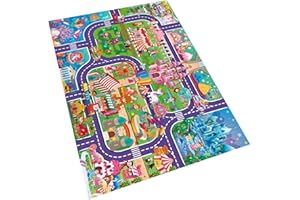 Oriate Kind Traum Matte Märchen Spielzeug Aktivität Spielmatte, Interaktive Eltern Kind Spielen Straße Matte, Kinder Pädagogische Spielzeug Zubehör Rollenspiel, 32 * 47in