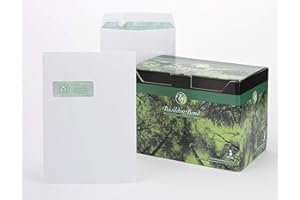 Bong Basildon Bond C4 White Peel And Seal Pocket Envelope, 120 gsm, Pack of 250, K80121