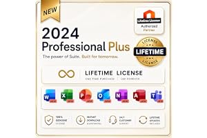 OFFICESUITE LTSC Professional Plus 2024 | NEW 2026 Update Included | Retail License Key for Windowsdows (1 User/PC, Lifetime Validity) | Unlimited Reinstallations & Regular Updates (Quick Delivery)