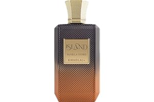 KHADLAJ PERFUMES Khadlaj Island Vanilla Dunes Extrait de Parfum, Spray, warmes, würziges Bourbon-Vanille-Parfüm, Uni, 100 ml