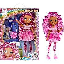 RAINBOW HIGH Sparkle & Shine Doll - Misty - Poupée Mannequin De 28 Cm Cheveux Bleu Sarcelle Et Bulles Magiques Dans Les Jambes Couleur Style Jeu A Collectionner Enfants De 4 A 12 Ans Et Plus