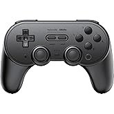 8bitdo Pro 2 Holoride Edition, Kabelloser Controller, 3 Profile, Anpassbare Vibration, Bluetooth 4.0, für Switch, Windows, Ma
