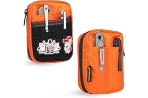VIPERADE VE31 EDC Pouch Mini EDC Bag, Organisateur de Poche EDC Petit Sac d'organisation, Mini Pochette d'administration avec Fermeture Scratch pour Le Camping, Bushcraft/Stockage numérique