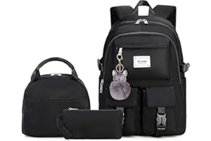 Ternbay Juego de Mochila Escolar para Niña Mochila Libro de Moda para Adolescente