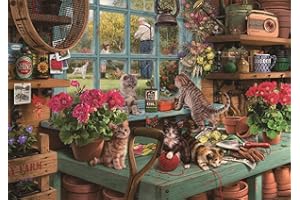 AVEJOYS Puzzle für Erwachsene 1000 Teile Freche Katzen 70 x 50 cm Puzzles für Erwachsene Pädagogisches Spiel Herausforderung Spielzeug 1000 Teile Puzzles für Erwachsene Kinder