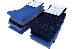 DREAM SOCKS Calze LUNGHE da Uomo in Cotone Filo Di Scozia Elasticizzate,Molto Leggere,Colorate-Disegnate-Tinta Unita,Made In Italy