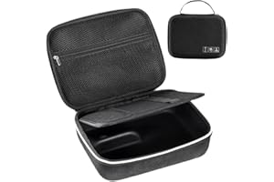 ProCase Custodia per Tagliacapelli da Viaggio, Borsa Organizer per Regolabarba -Nero