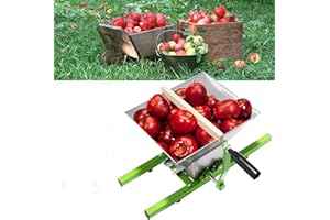 YARDIN Trituradora de frutas, molinillo de uvas, prensa de manzanas, molinillo de frutas, prensa de vino, molinillo de frutas, prensa de husillo, prensa de frutas, 7 l