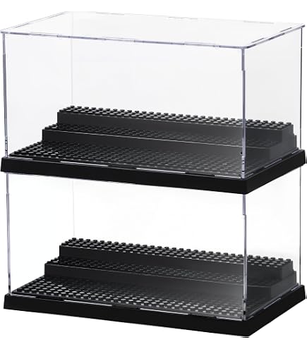 2 Custodie Trasparenti PVC Per Figure Collezionabili Con Portachiavi - Vetrina Portatile Per Mini Bambole, Sonny Angel, Pop Mart