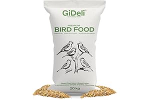GiDeli Mangime per uccelli selvatici tutto l'anno, 20 kg, composizione di prima classe