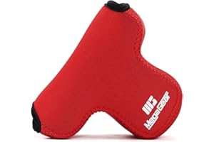 MegaGear MG1008 Fujifilm X-A10, X-A5, X-A3, X-A2, X-A1, X-M1 (obiektyw 16-50) ultralekka neoprenowa obudowa na aparat - czerwona