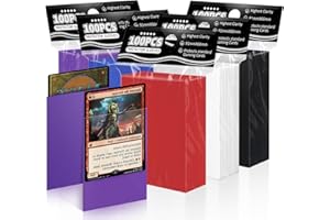 ‎MLIKERO Mlikero 500 Stück Weiche Sammelkartenhüllen, 66 x 91 mm Standardgröße Sammelkarten Einsteckhüllen, Perfekte passend für MTG, Sammelkarten, Sportkarten