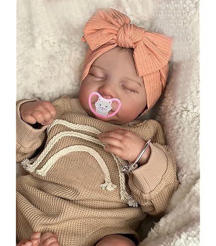 AD0a Levensechte Babypop Newborn Meisje fullbody blank inclusief speen 52 cm