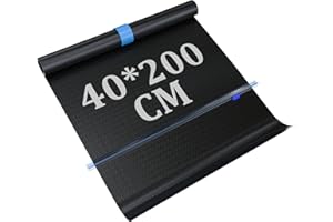 AZOMKER BBQ Griglia Tappetini Piastra Barbecue 40x200cm Stuoie da Forno Barbecue Antiaderente Riutilizzabili Resistente al Calore per Griglia a Carbone Gas We-ber… (40x200 CM)