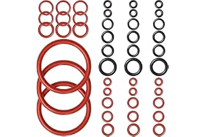 Alfuny 45 st O-ring underhållsset för Philips Saeco Gaggia | Tätningssats brygggrupp, för Philips LatteGo 2200-5500, Saeco Xelsis, Gran Aroma